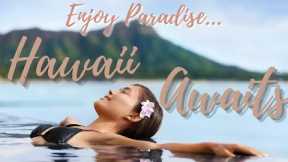 Hawaii Awaits Part 4 | Enjoy Hawaii | Crashing Parasail, Surfers|  Beaches & Lookouts in 4K