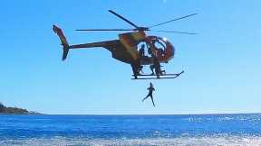 5 YR OLD Jumps Out of Helicopter Into Ocean! BEST TOURS OF HAWAII