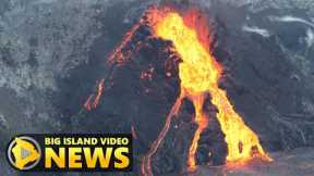 Kilauea Update: Eruption Increases At Caldera West Vent (Jan. 13, 2021)