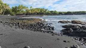 Livr Hawaii Punalu'u Black Sand Beach By