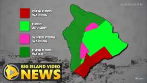 Flash Flood, Winter Storm Warning Issued For Hawaii Island (Jan. 25, 2021)