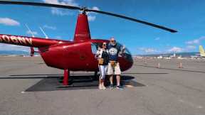 Whales spotted from this helicopter tour of Oahu!