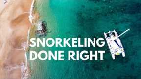Sunrise Molokini Snorkeling Tour Maui | Turtles, a crater, & cinnamon rolls with Kai Kanani Sailing