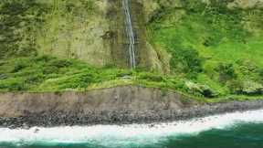 Healing Waterfall - Paradise Helicopters Private Exclusive Landing Zone in Kohala, Hawaii Island