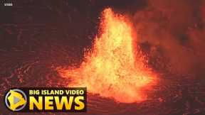 New Kilauea Volcano Eruption, First Video Of Towering Fountains (Sept. 30, 2021)