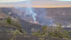 Live Lava Fountains Kilauea Volcano